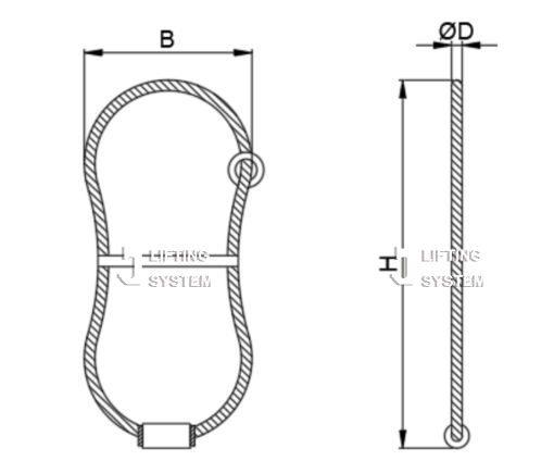 Cast in Loop Lifting Hoop — close-up view 1 — Chontan precast accessory