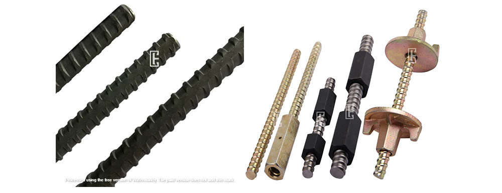 Formwork Hot Rolled Tie Rod — close-up view 1 — Chontan precast accessory